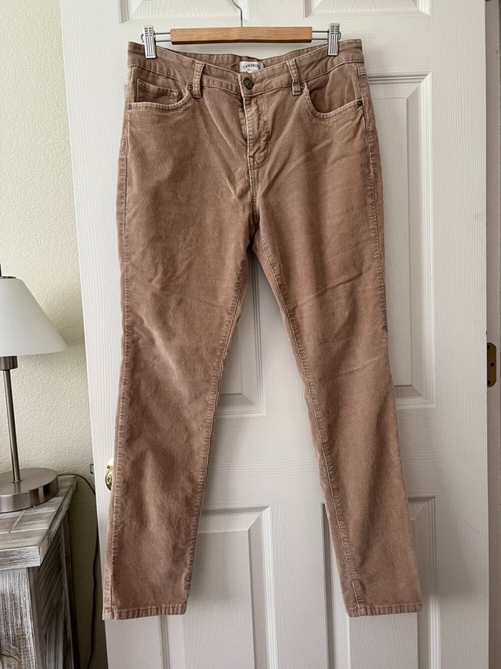 Cambridge Dry Goods Corduroy Pants Size 12 / 14 Skinny Stretch